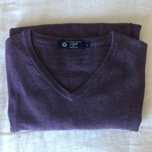 J.Crew cotton/cashmere V-neck sweater